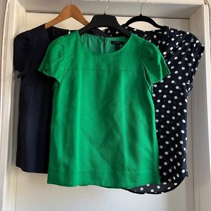 Lot of 3 JCrew Tops
